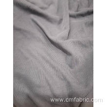 Knitted Modal Polyester sandwashed dyed 1x1 rib fabric